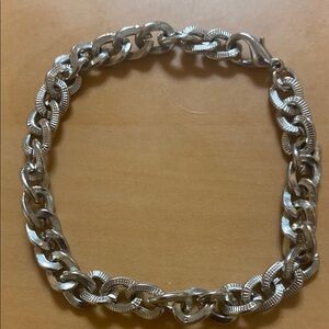 Silver Chain Link Bracelet